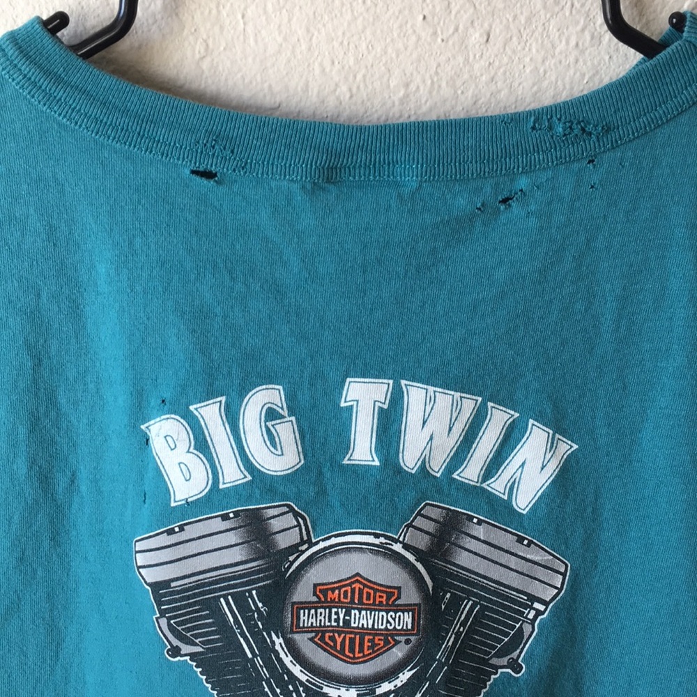 VINTAGE 1998 HARLEY DAVIDSON MUSCLE TEE SIZE XXL - Picture 3 of 5